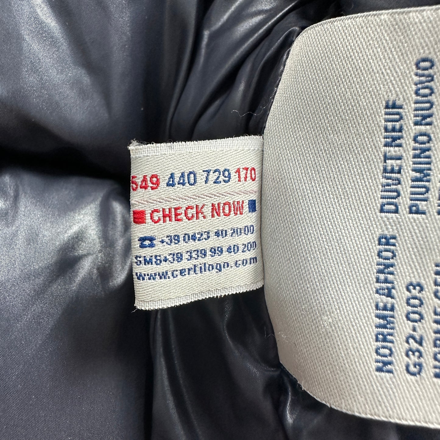Hubert Navy Size 2 (S)