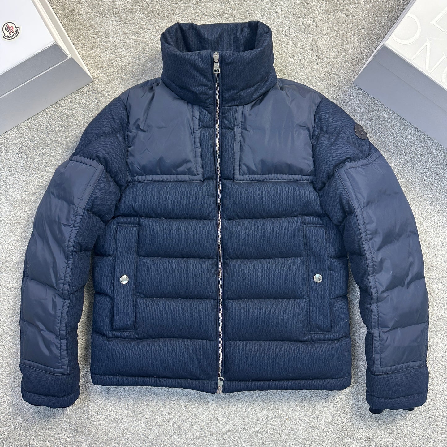 Severac Puffer Coat Navy Size 2 (S)