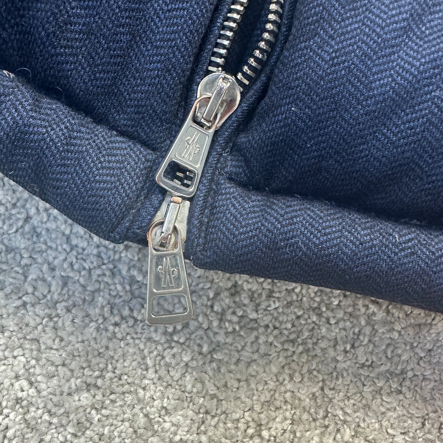 Severac Puffer Coat Navy Size 2 (S)