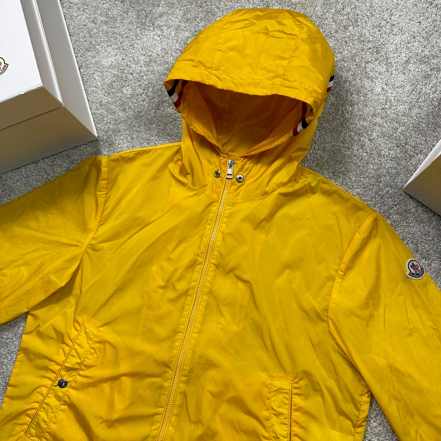 Grimpeurs Yellow Windbreaker Size 3 (M)