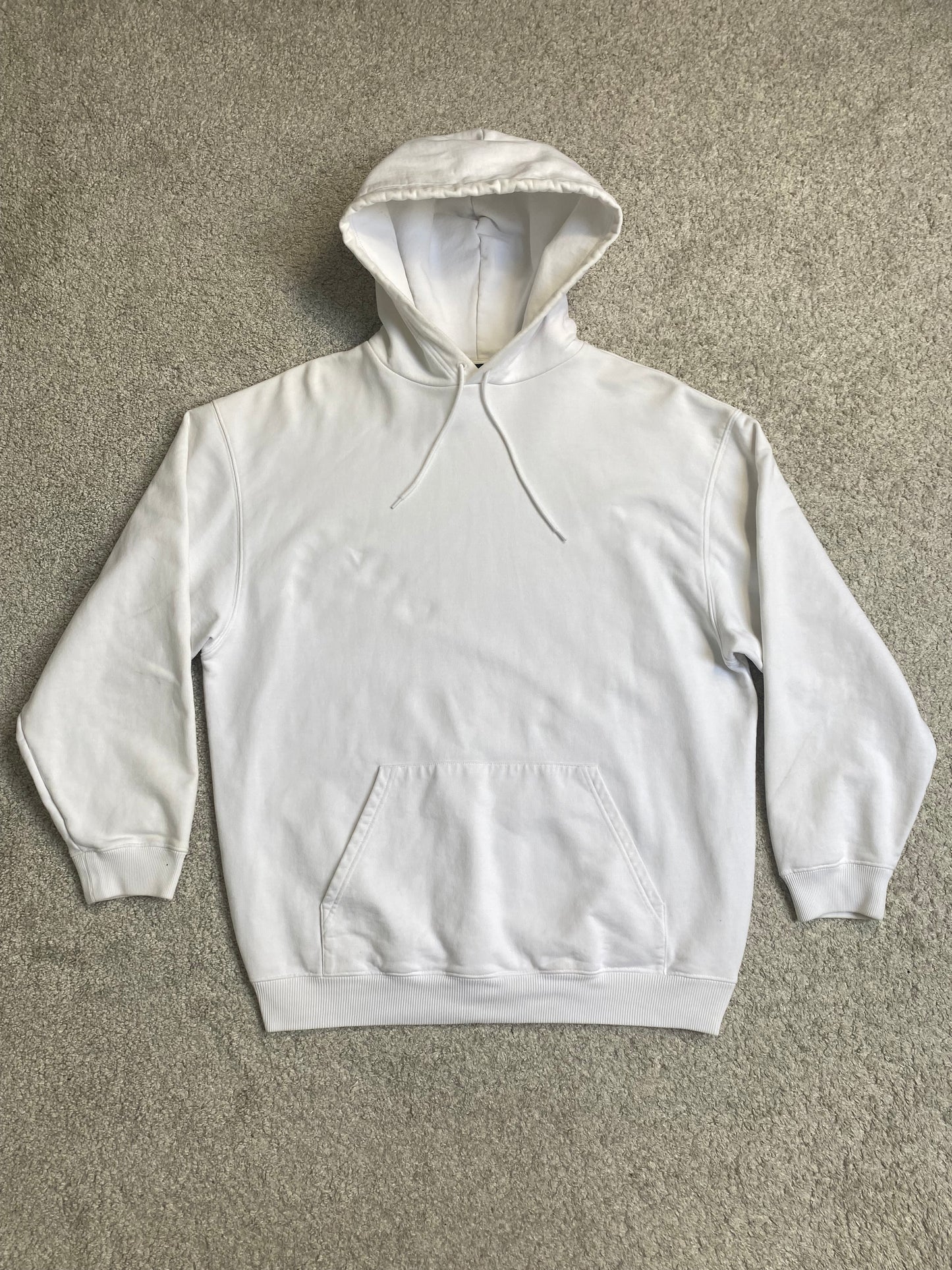White Hoodie Size S (Fits M)