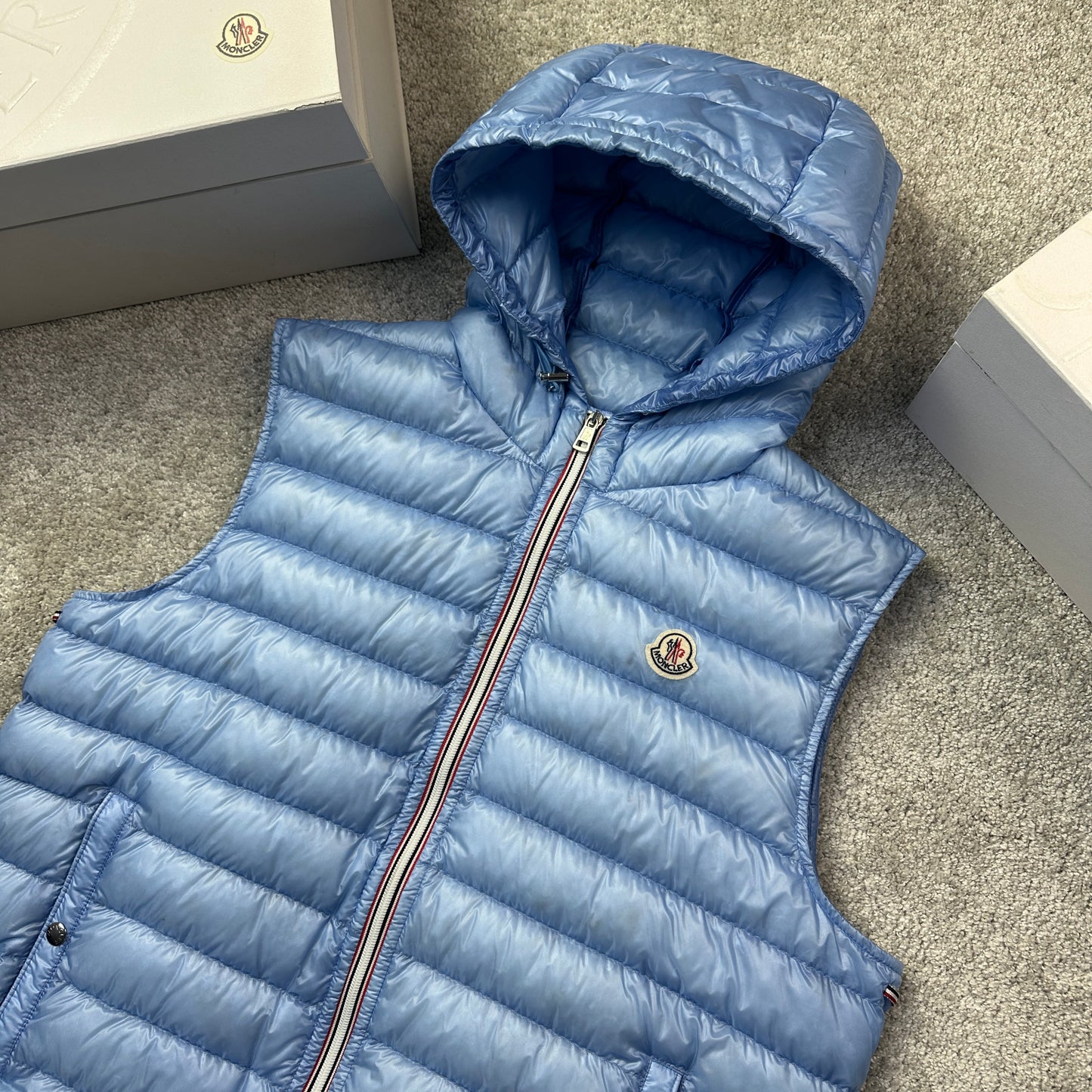 Gien baby blue gilet