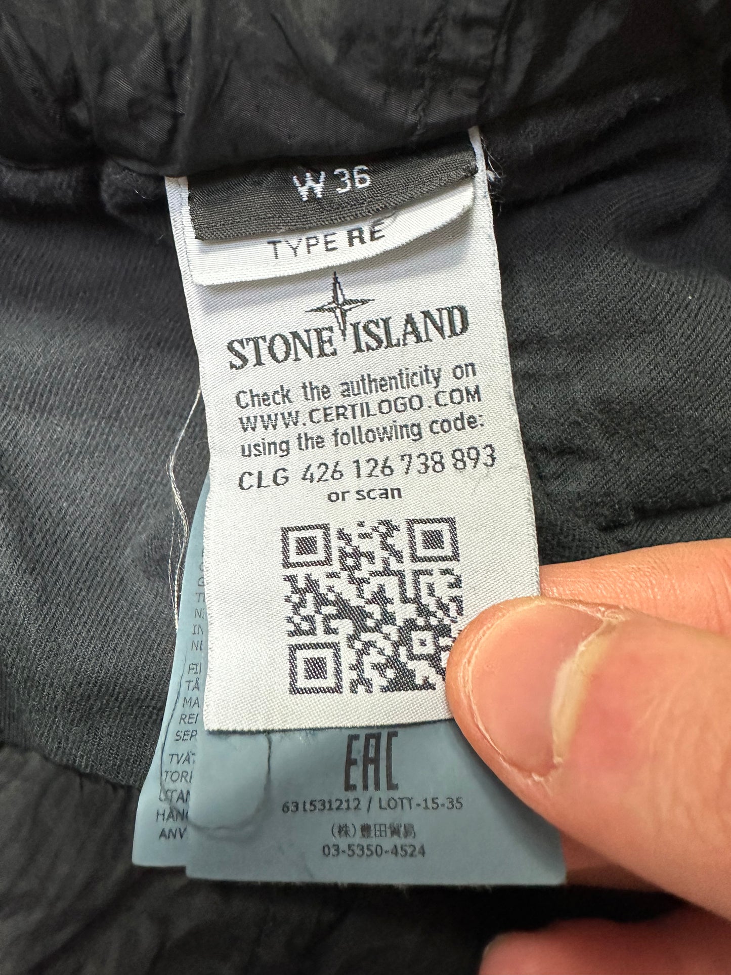 Nylon Metal Cargo’s Black Size W36