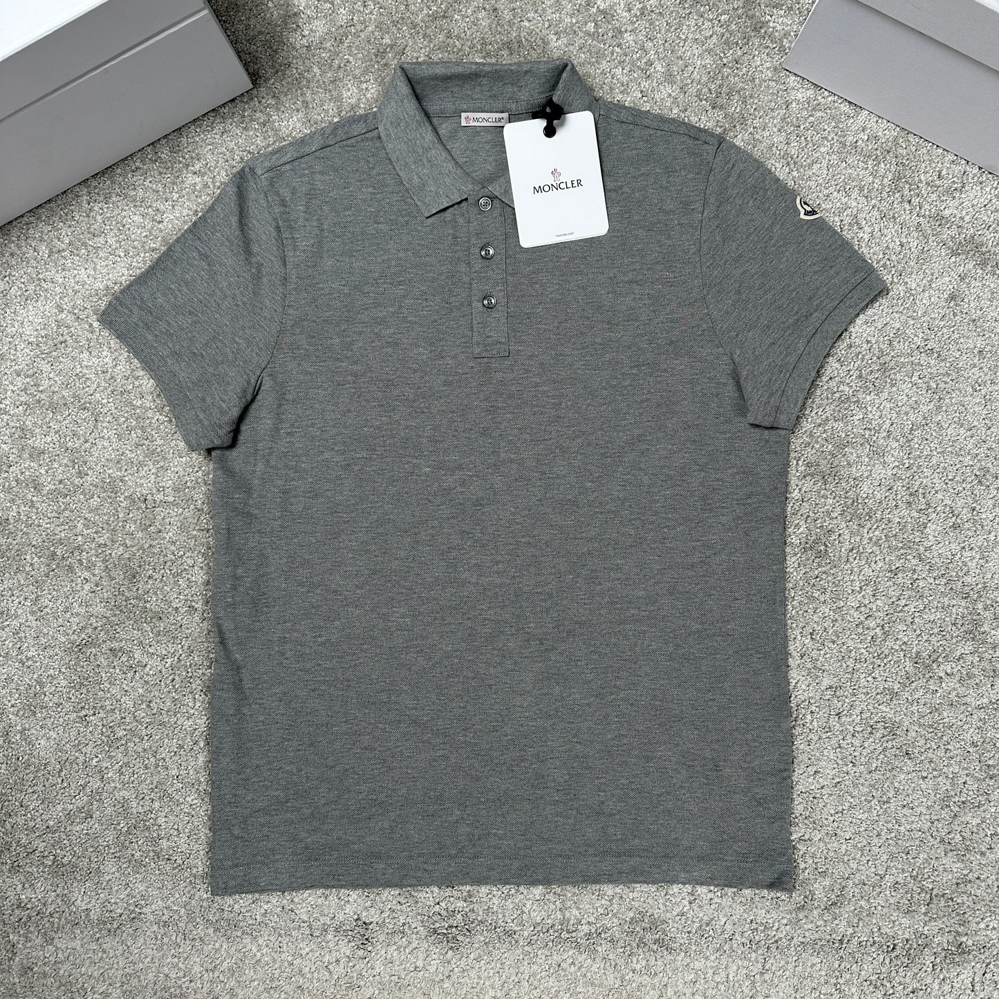 Grey Polo Size M