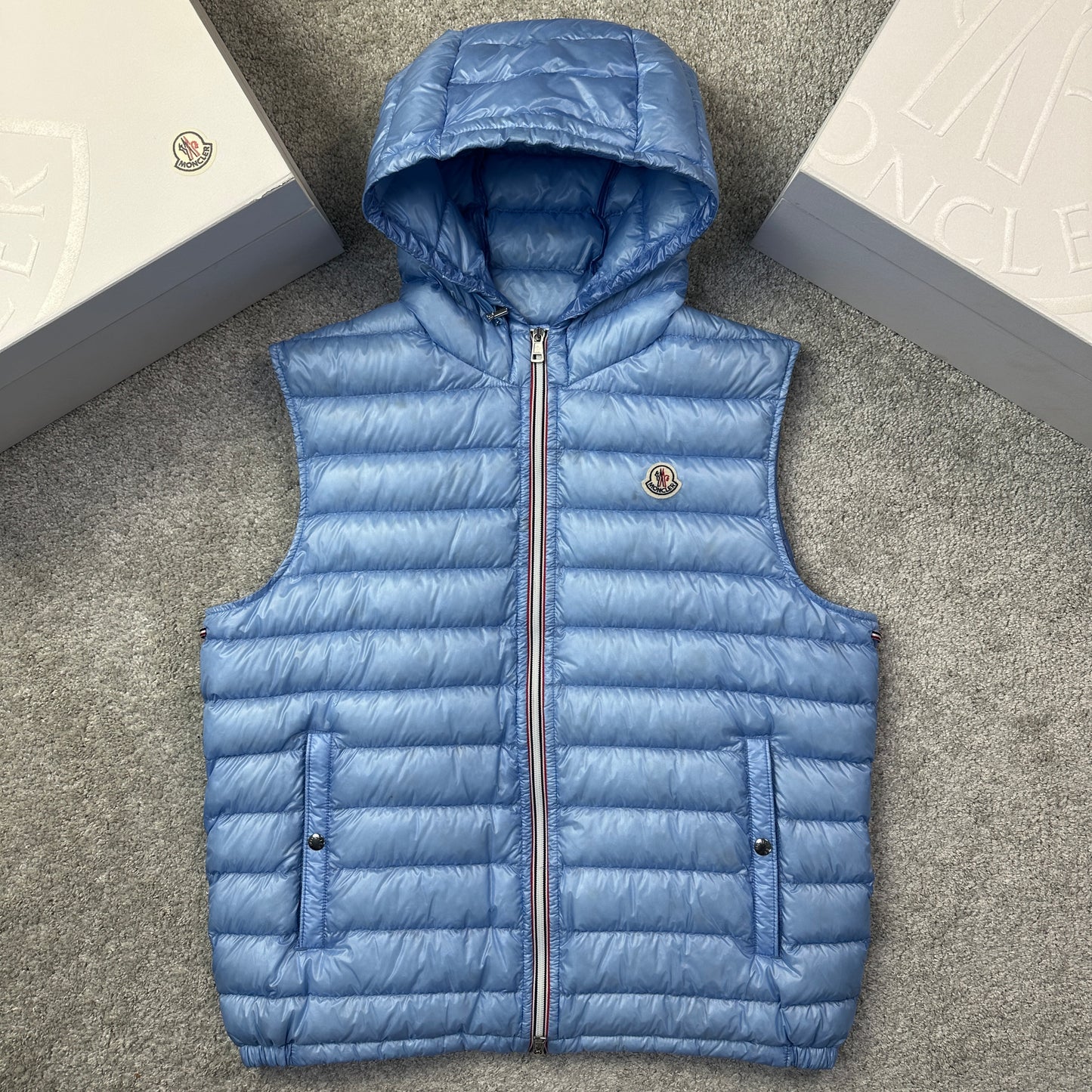 Gien baby blue gilet