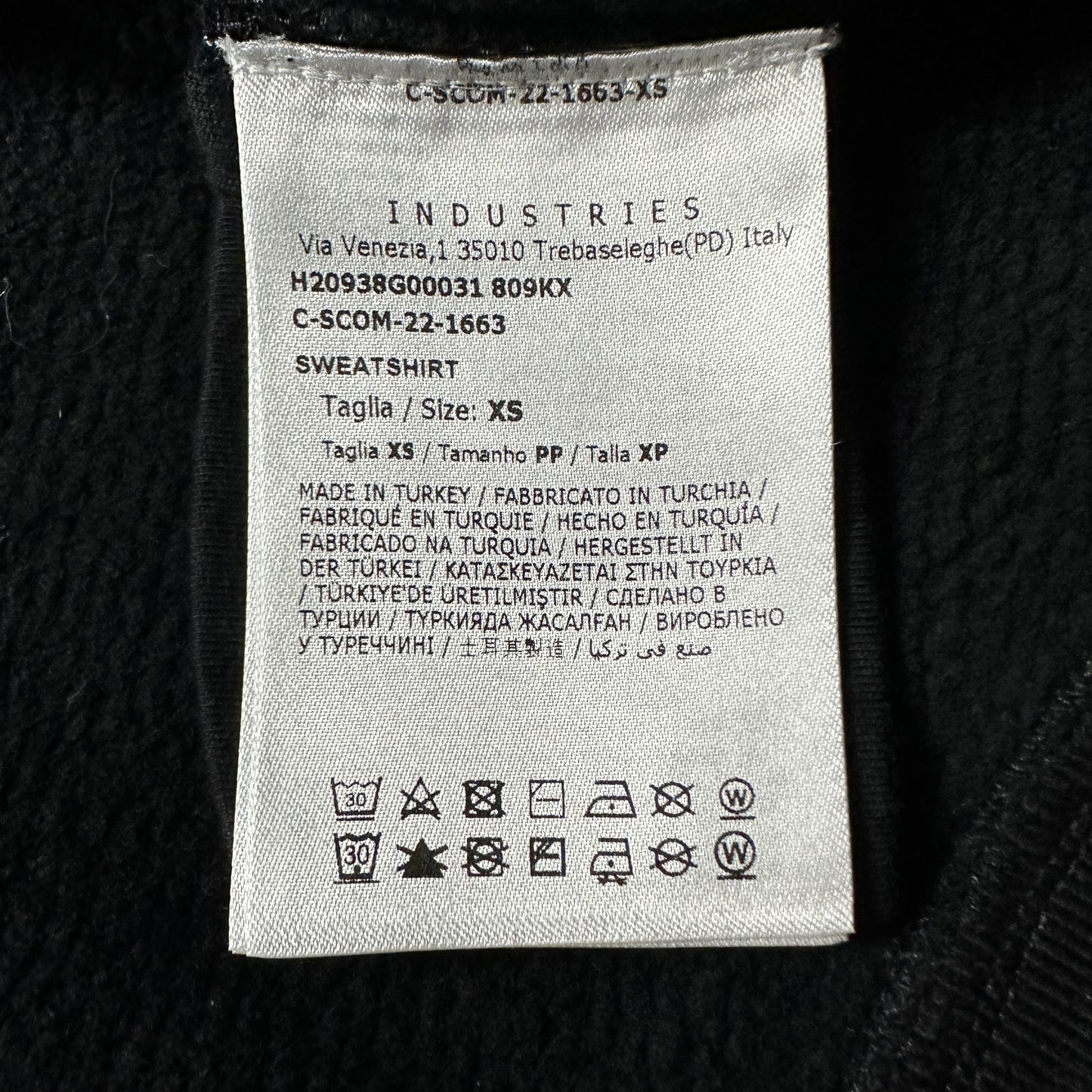 Jumper Black Size XS (Fits XS/S)