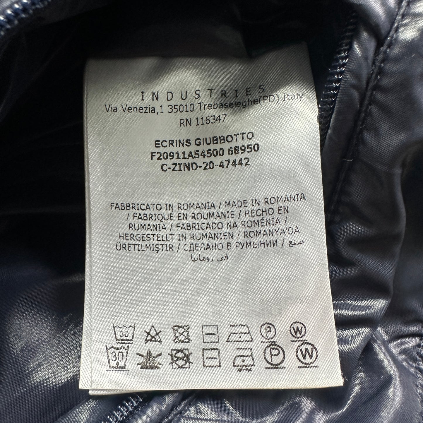 Ecrins Navy Size 1 (S)