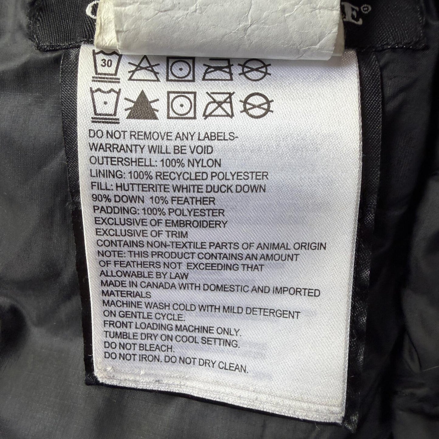 Canada Goose Lodge Size Medium