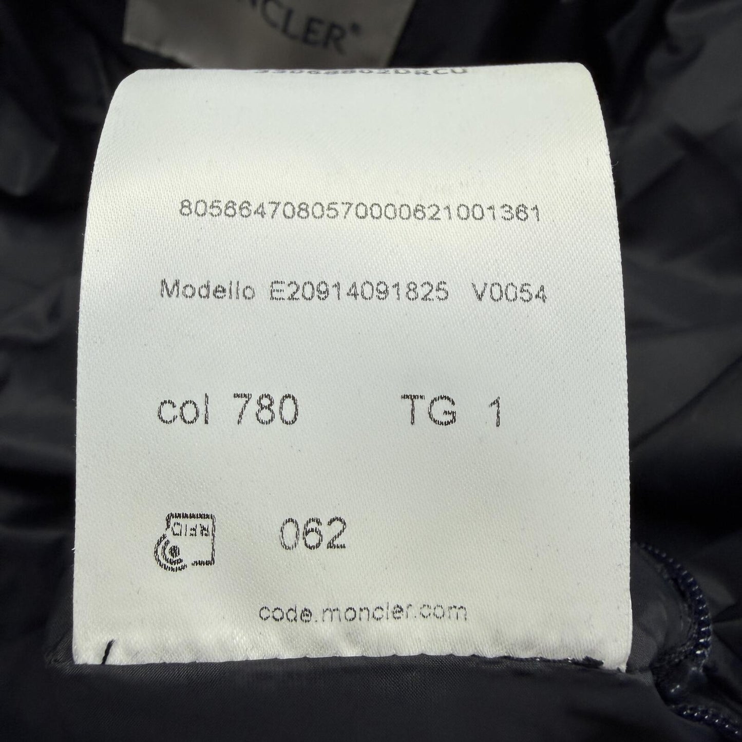 Moncler Allemand Size 1 Small
