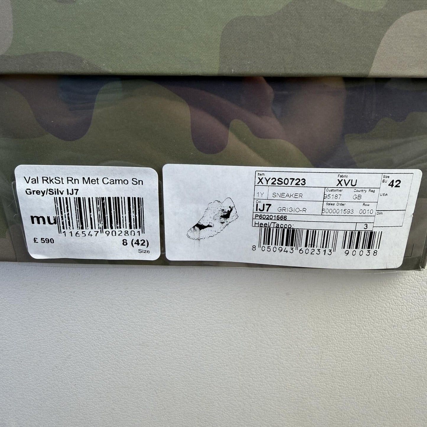 Valentino Rock Runner Trainers UK 8 EU 42