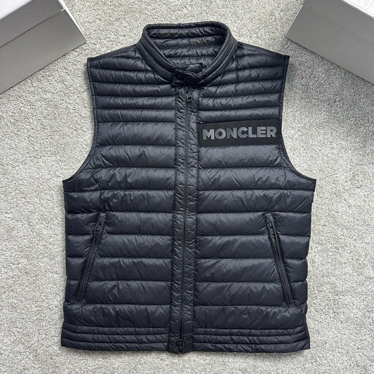 Moncler Roussilon Gilet Black - Size 2 (S)