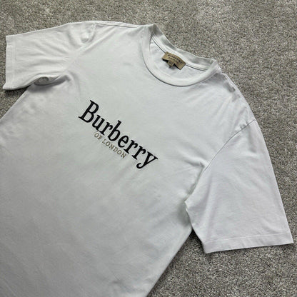 Burberry T-Shirt White - Size S (Fits M)