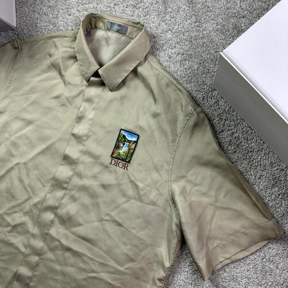 Dior Yellowstone Silk Shirt - Size 39 (Fits S/M)