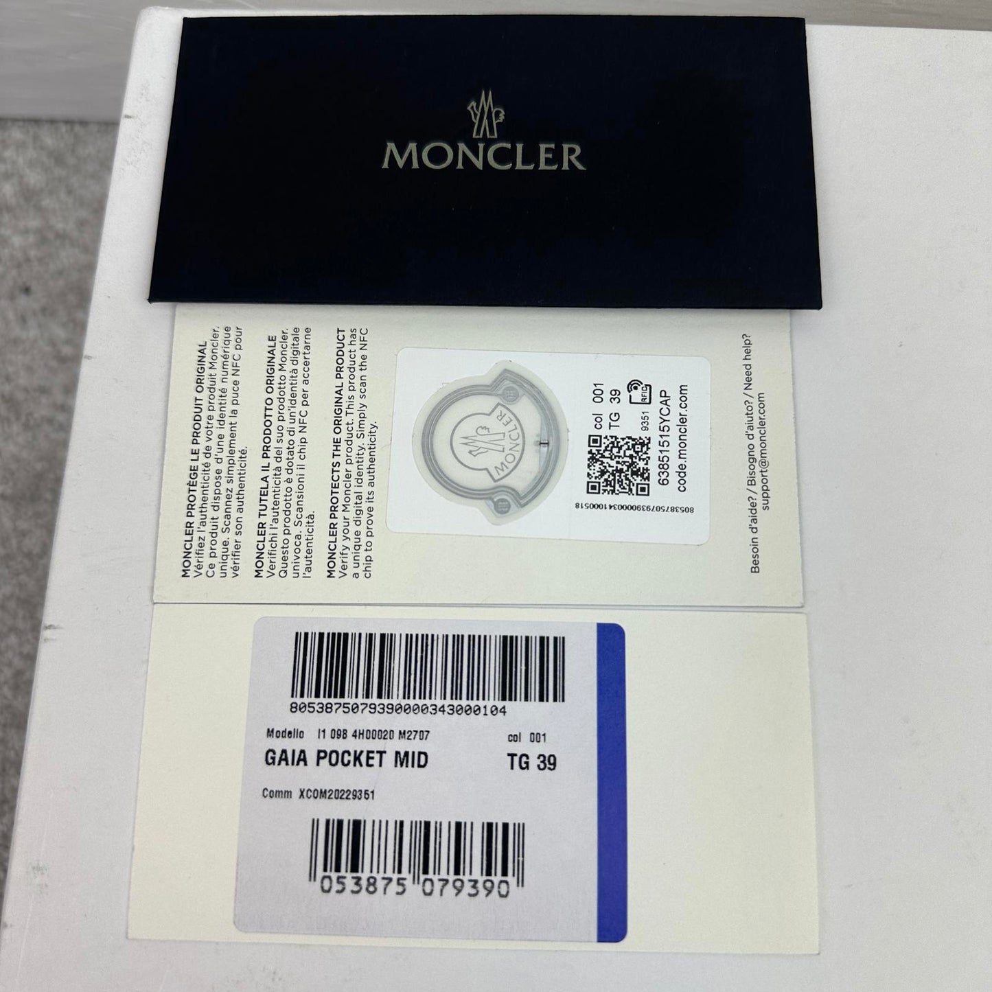Moncler Ladies Gaia Snow Boots - UK 6 (EU 39)