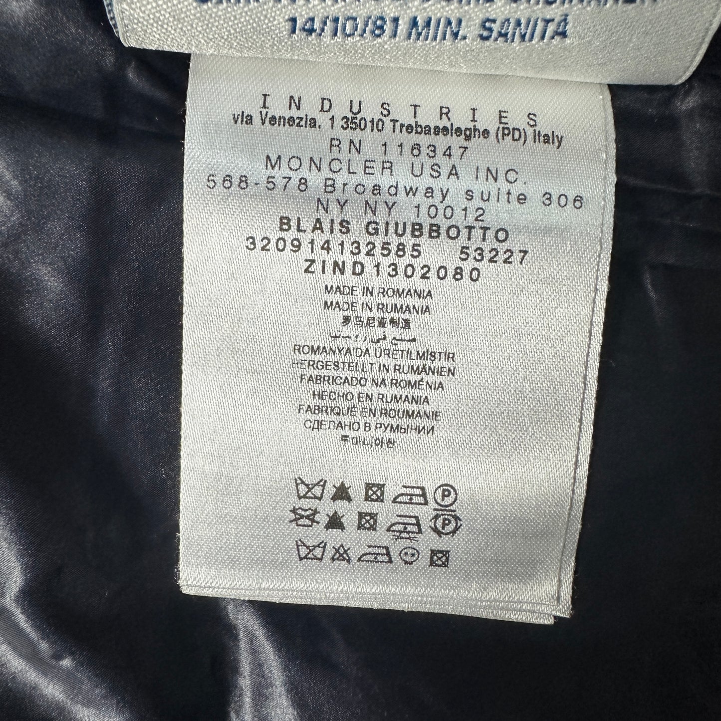 Blais Puffer Coat Navy Size 1 (S)