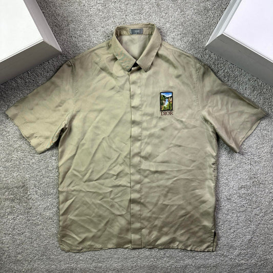 Dior Yellowstone Silk Shirt - Size 39 (Fits S/M)