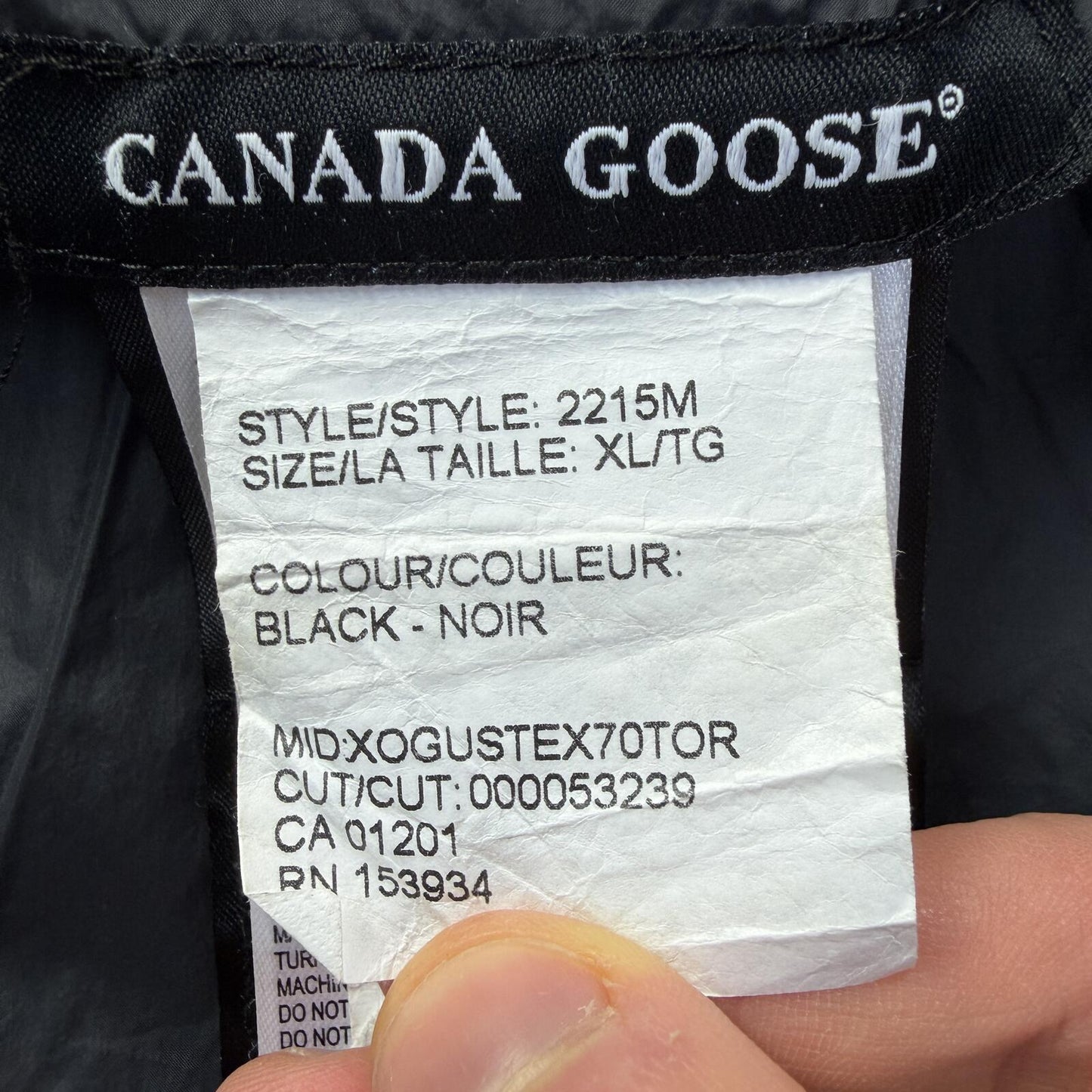 Canada Goose Breton Size XL