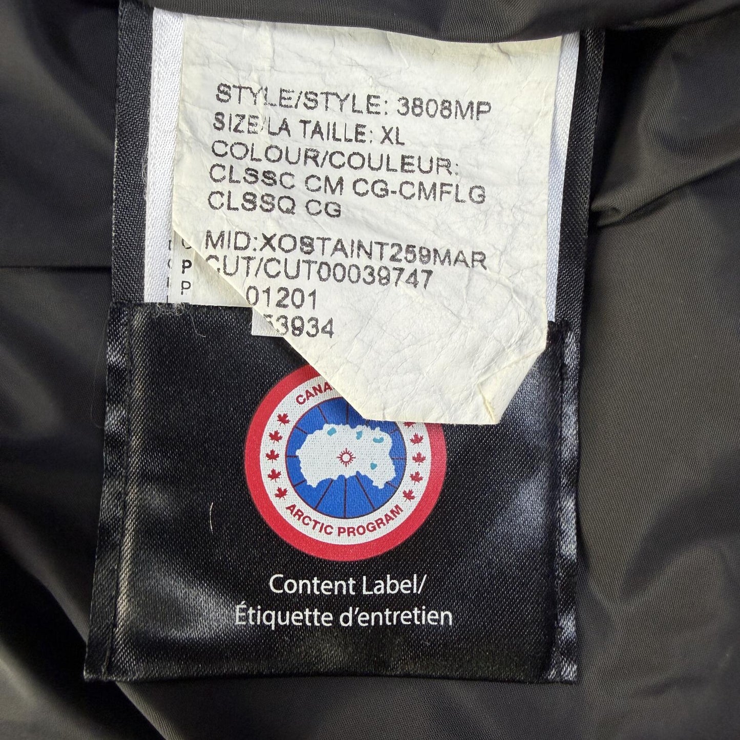 Canada Goose Wyndham Size XL