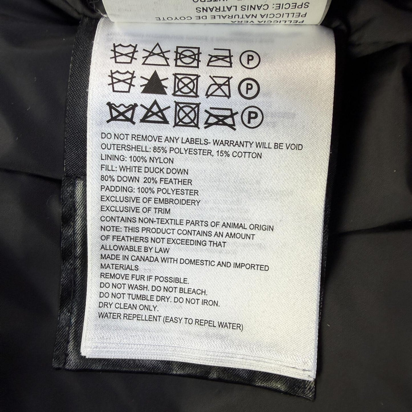 Canada Goose Wyndham Size XL