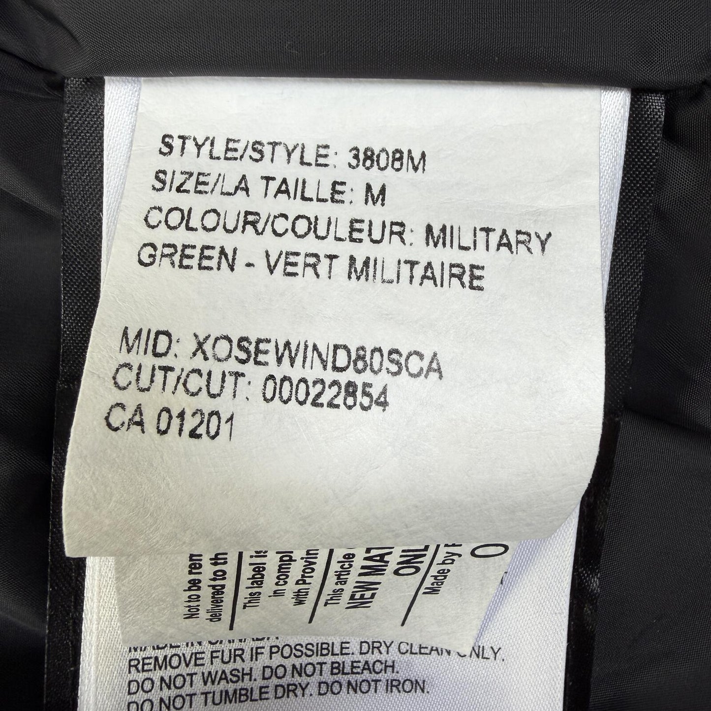 Canada Goose Wyndham Size M