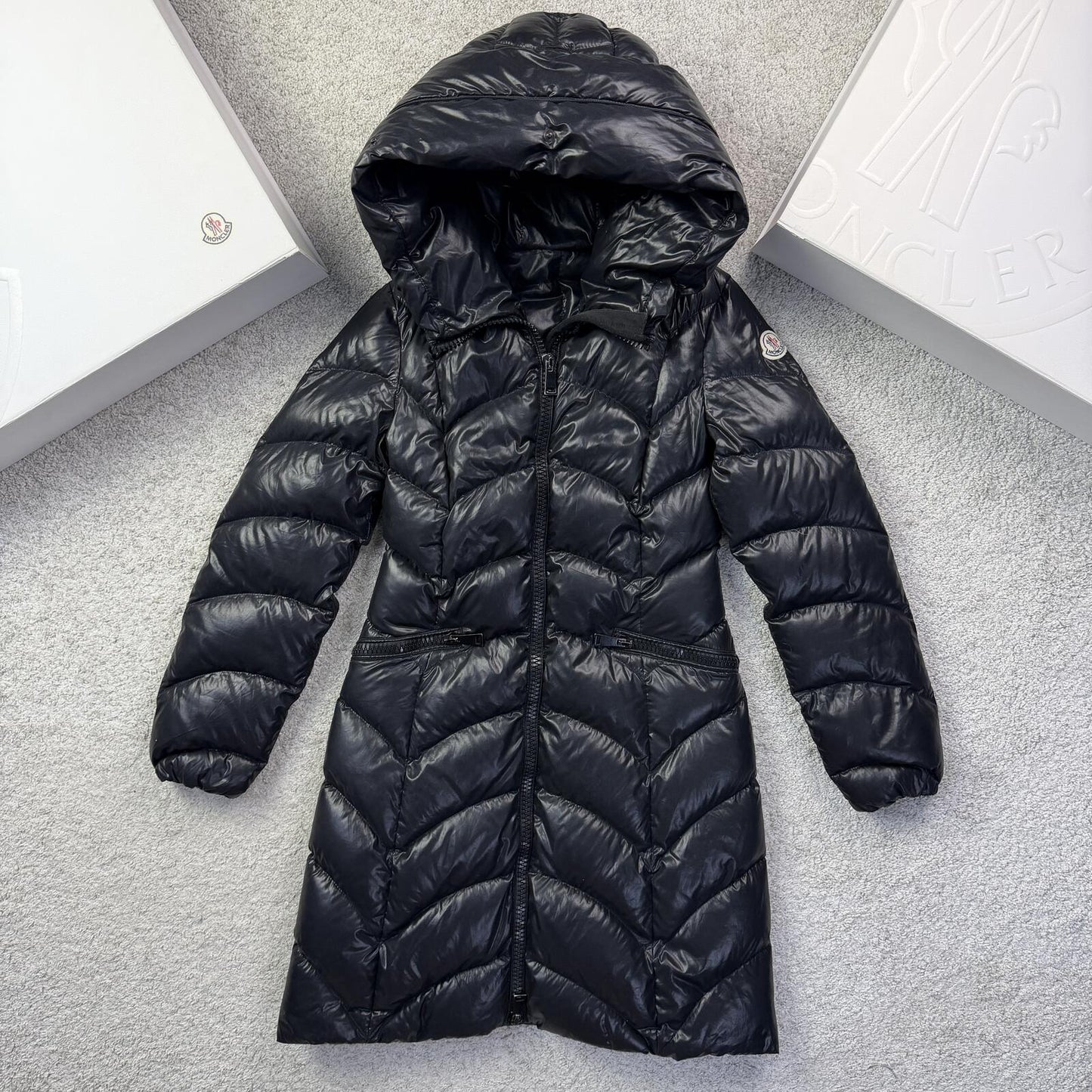 Moncler Women’s Albizia Puffer Coat Size 0 UK 6/8