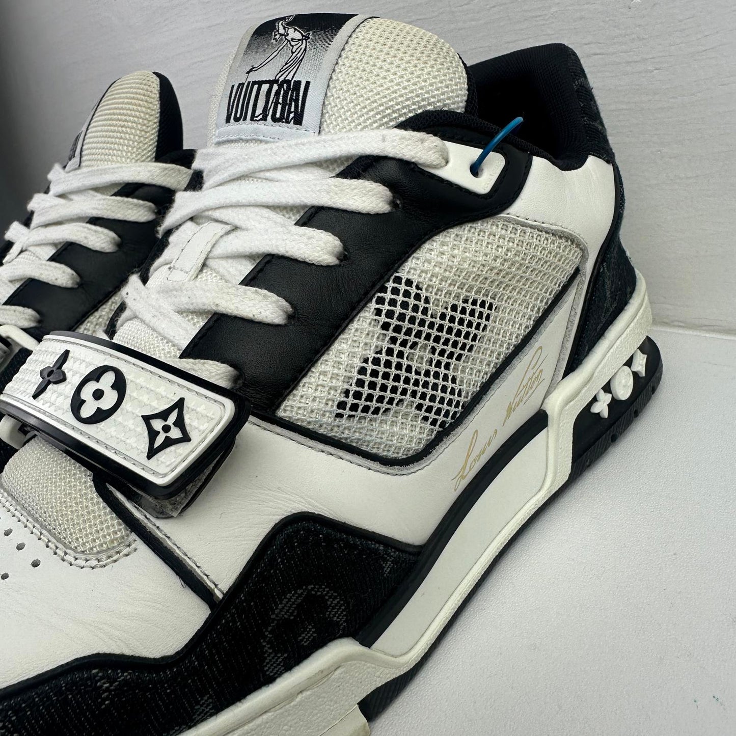 Louis Vuitton Denim Trainers LV 7 Fit UK 8