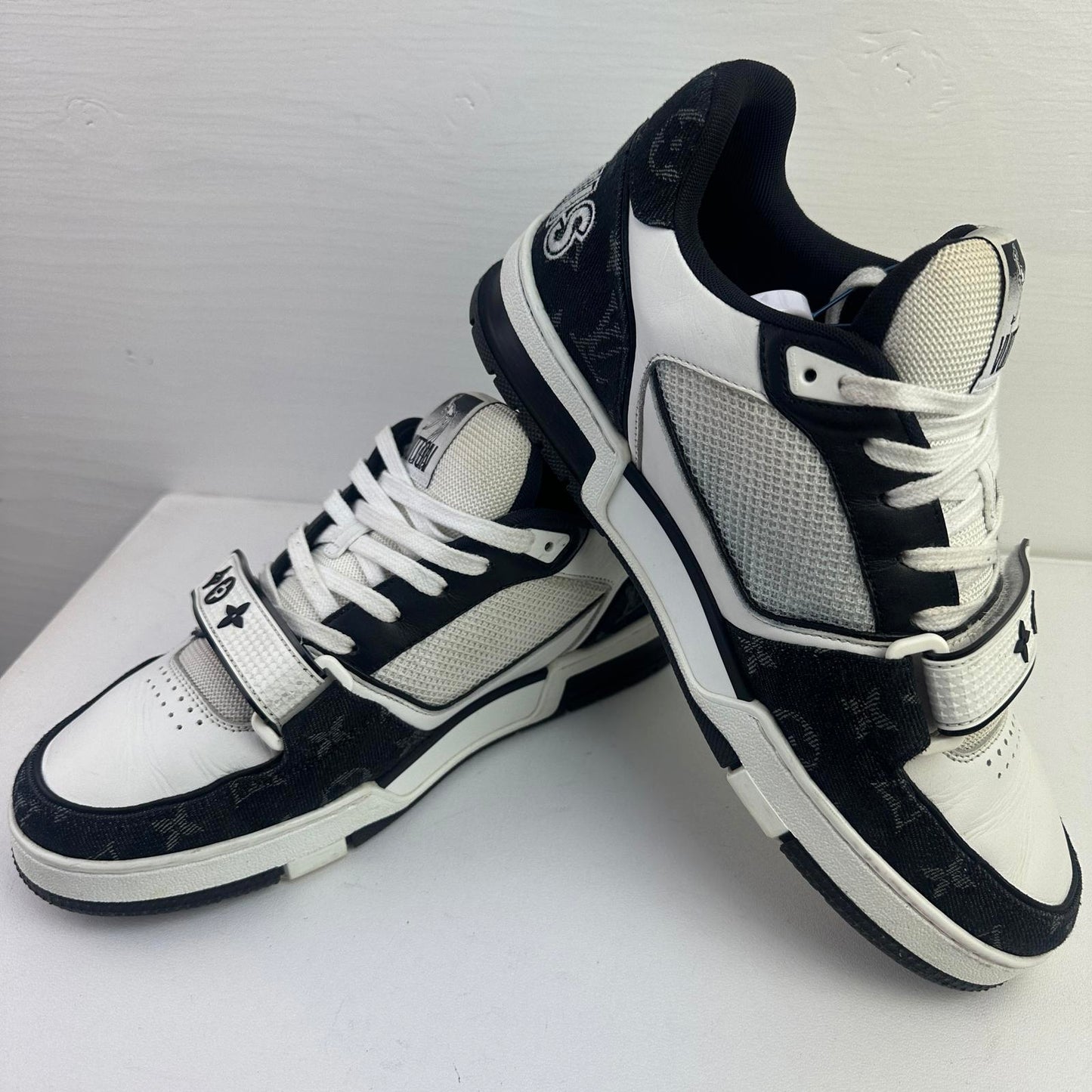 Louis Vuitton Denim Trainers LV 7 Fit UK 8