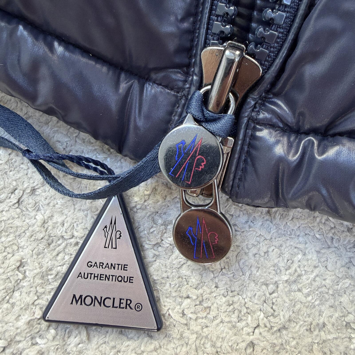 Moncler Maya Navy Puffer Coat Size 3 Medium