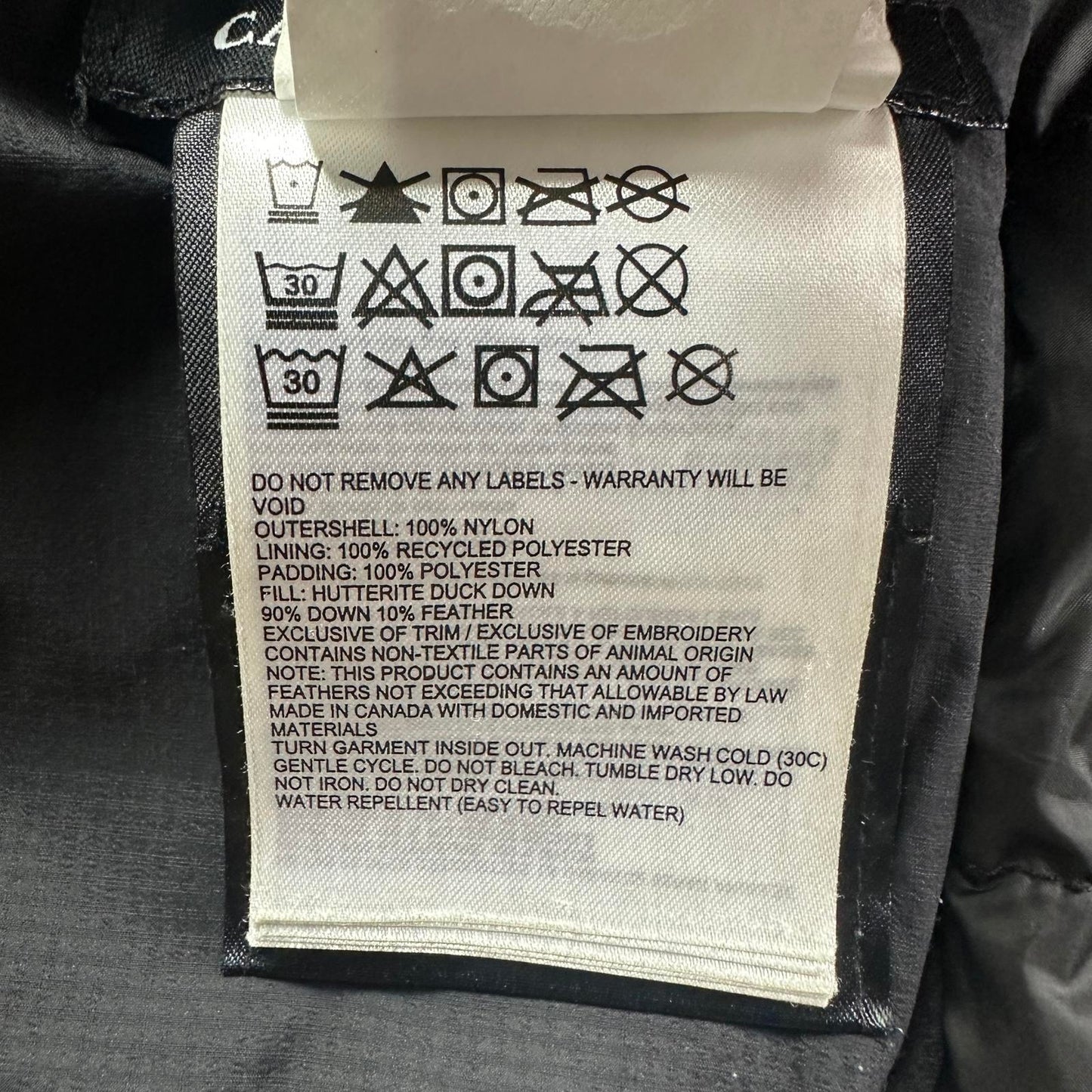 Canada Goose Lodge Size S