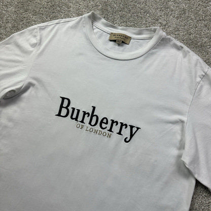 Burberry T-Shirt White - Size S (Fits M)