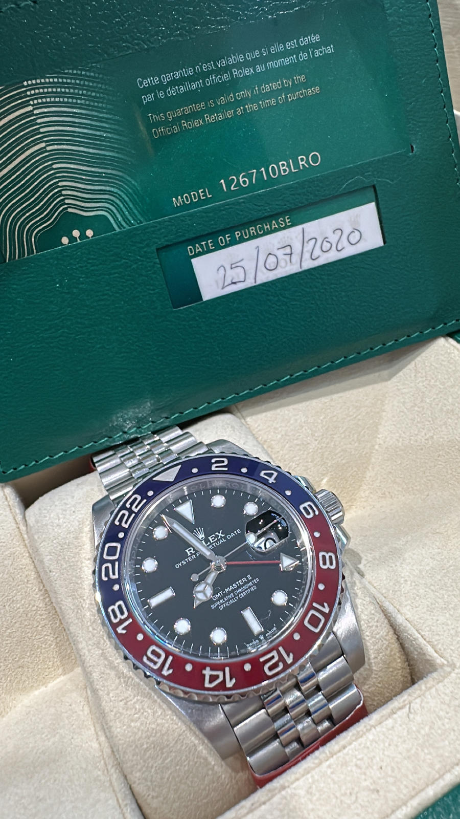 Rolex GMT Master II 126710BLRO ‘Pepsi’ Jubilee 2020