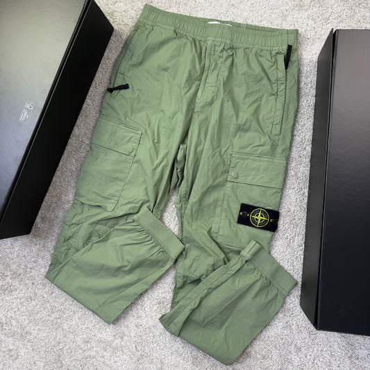 Stone Island Men’s Cargo Trousers Green Size W30 RRP £350