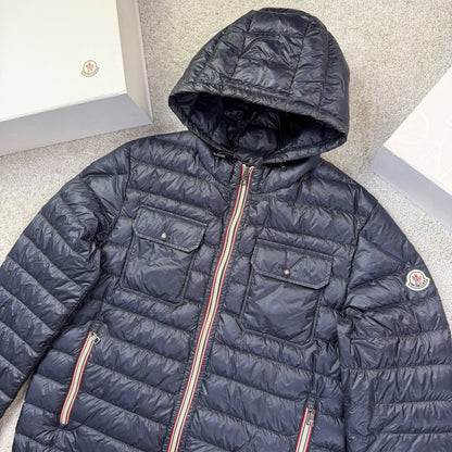 Moncler Men’s Douret Puffer Jacket Navy Size 4 L