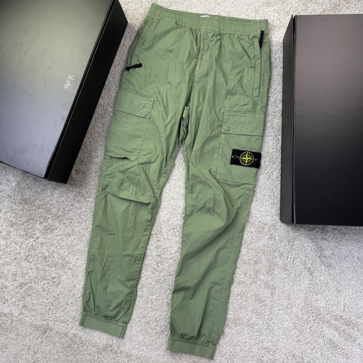 Stone Island Men’s Cargo Trousers Green Size W30 RRP £350