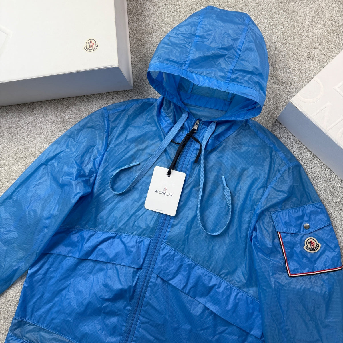 Moncler Ebizo Windbreaker Jacket Size 3 Medium