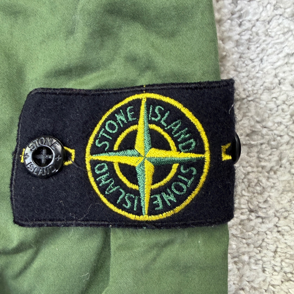 Stone Island Green Cargo Trousers Size W34 RRP £350