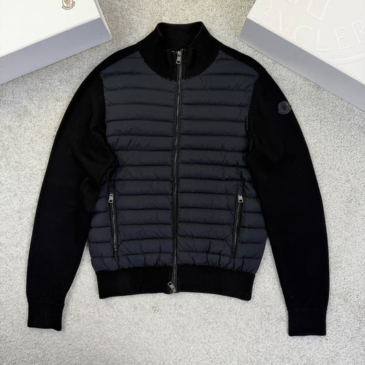 Moncler Men’s Padded Cardigan Navy Size L Fits M