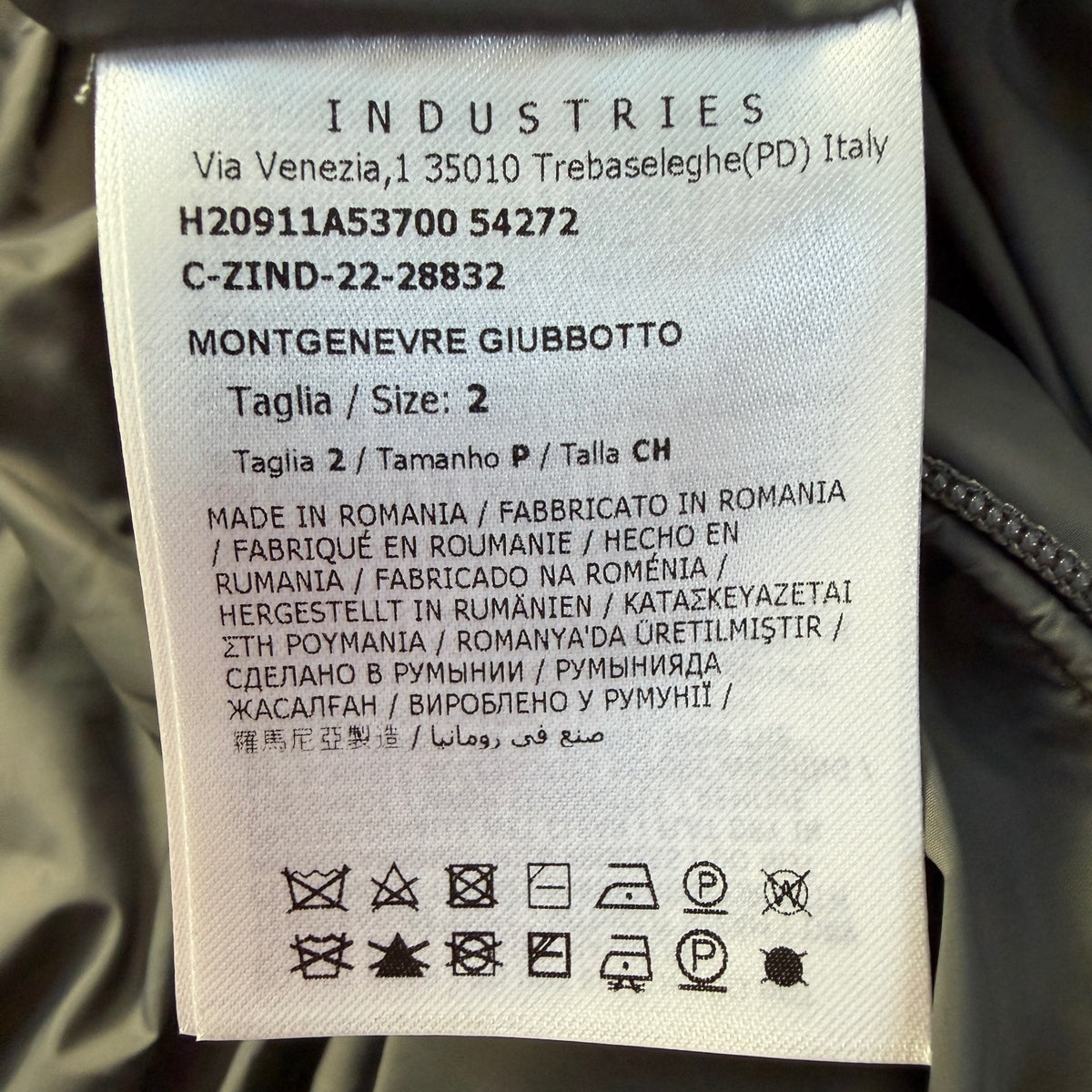 Moncler Montgenevre Puffer Coat Size 2 Fits S/M