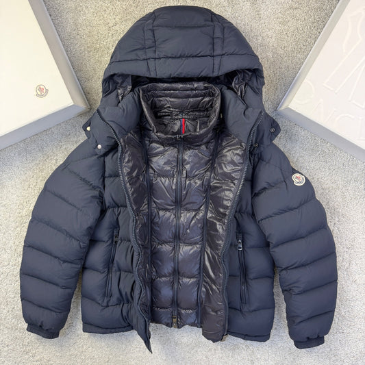 Moncler Brique Puffer Coat Size 2 Small