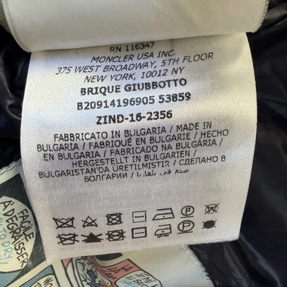 Moncler Brique Puffer Coat Size 2 Small