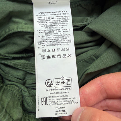 Stone Island Green Cargo Trousers Size W34 RRP £350