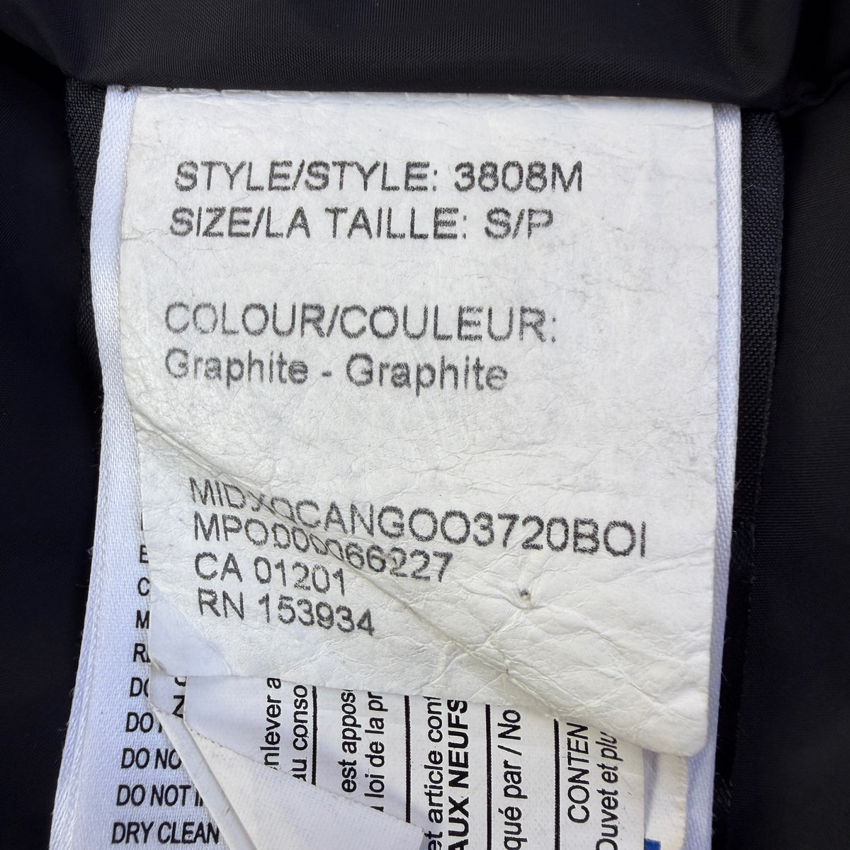 Canada Goose Wyndham Puffer Coat Size S