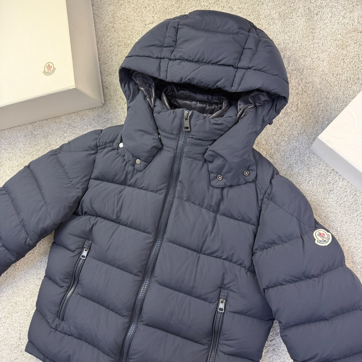Moncler Brique Puffer Coat Size 2 Small