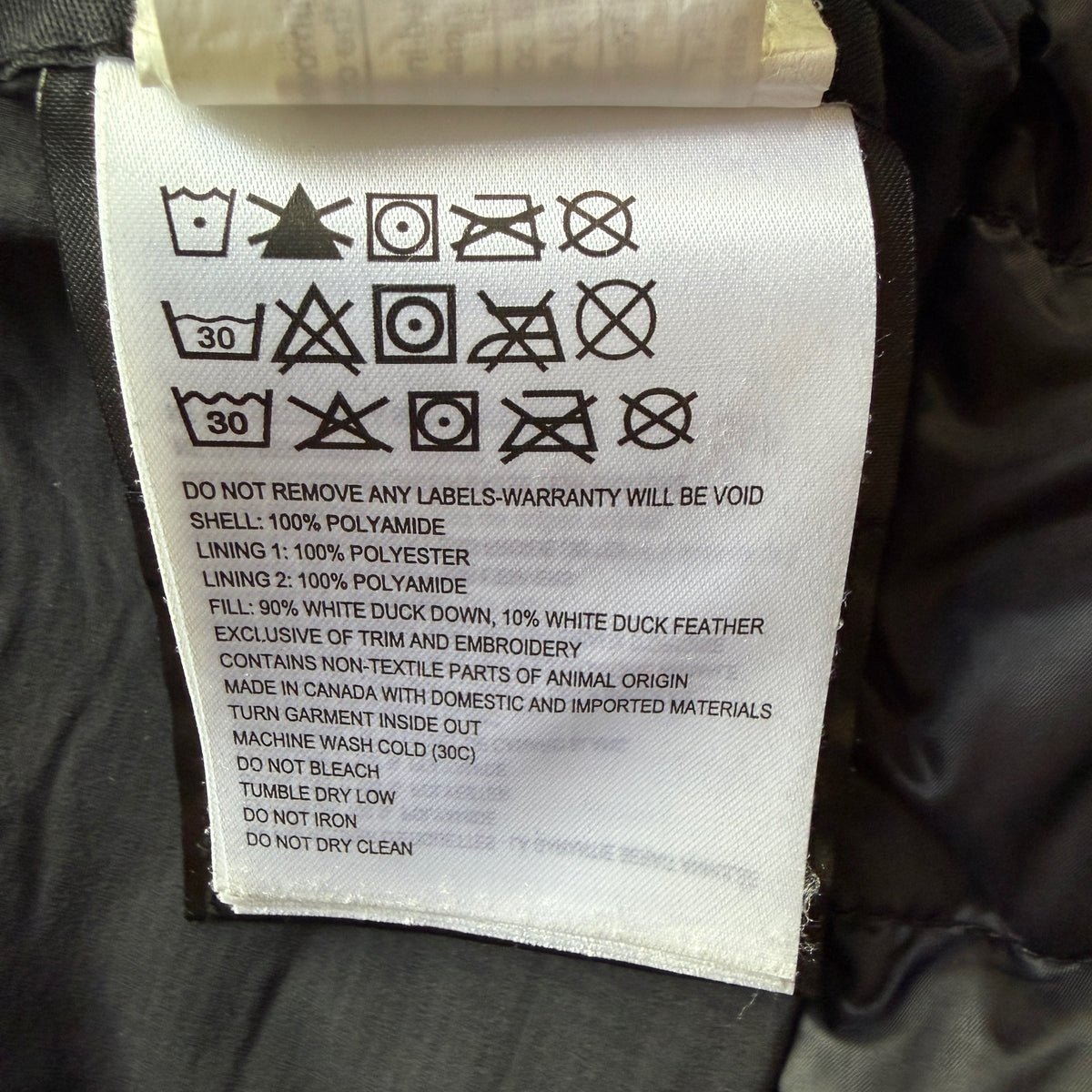 Canada Goose Men’s Lodge Puffer Jacket Size S