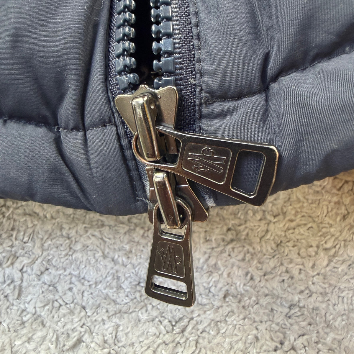 Moncler Brique Puffer Coat Size 2 Small