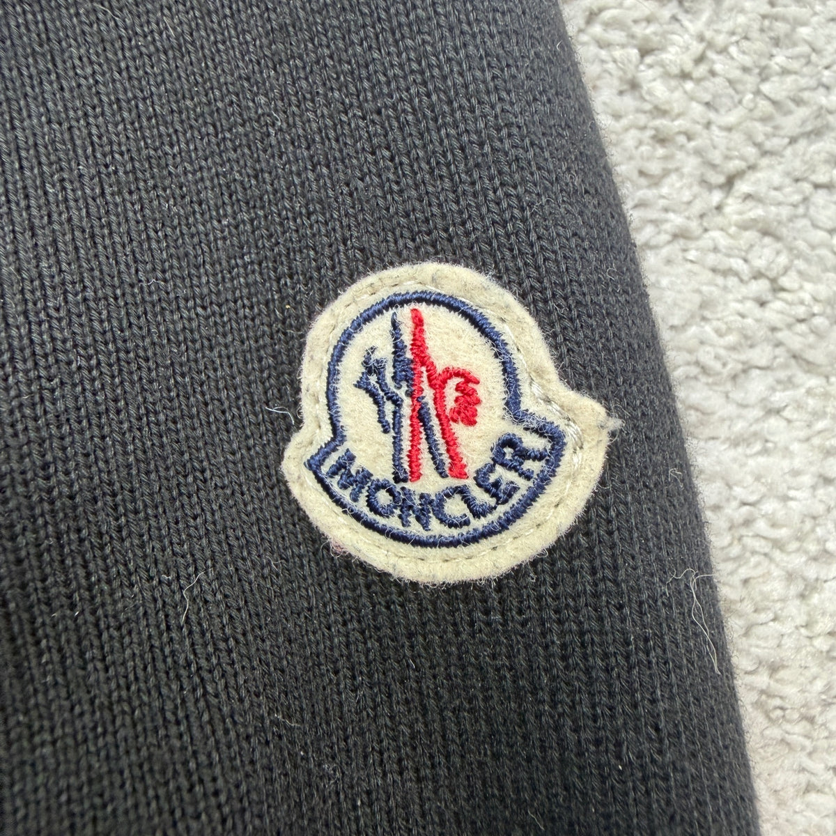 Moncler Men’s Padded Hybrid Cardigan Black Size M Fits S