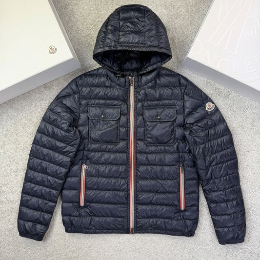 Moncler Men’s Douret Puffer Jacket Navy Size 4 L