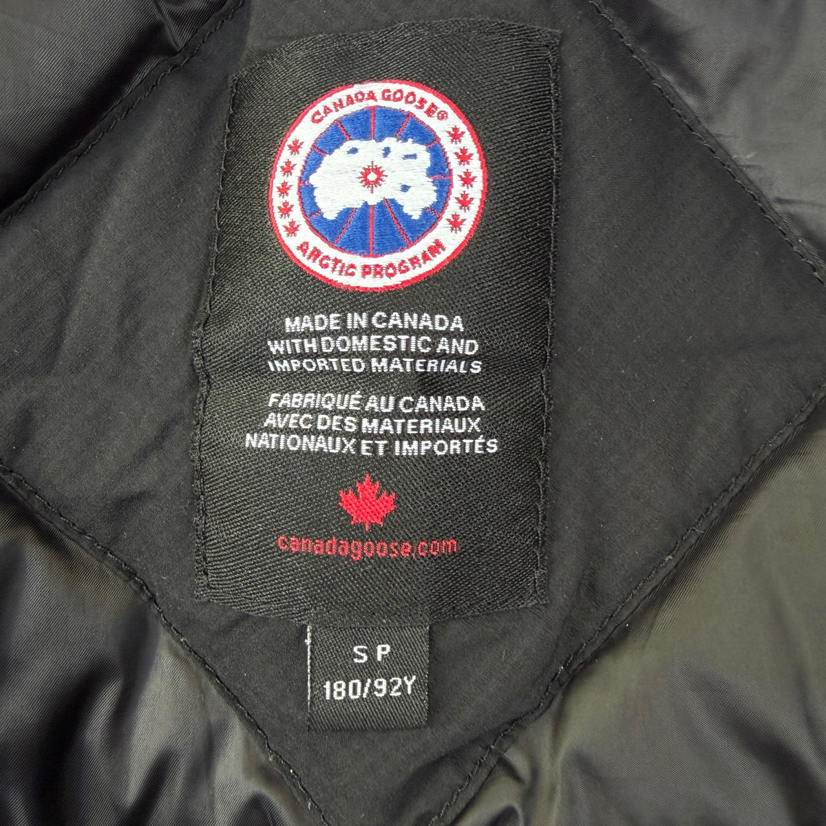 Canada Goose Men’s Lodge Puffer Jacket Size S