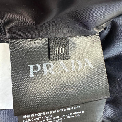 Prada Ladies Puffer Coat Real Fur - Size 40 (S) UK 6/8