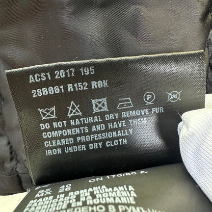 Prada Ladies Puffer Coat Real Fur - Size 40 (S) UK 6/8